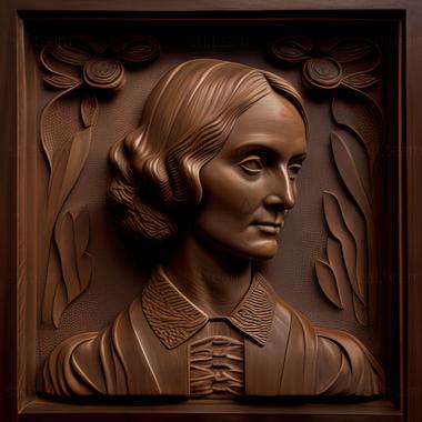 3D model Jane Eyre Charlotte Bronte 1847 (STL)